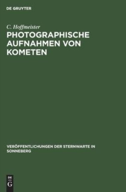 Photographische Aufnahmen Von Kometen