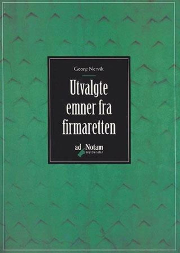 Utvalgte emner fra firmaretten