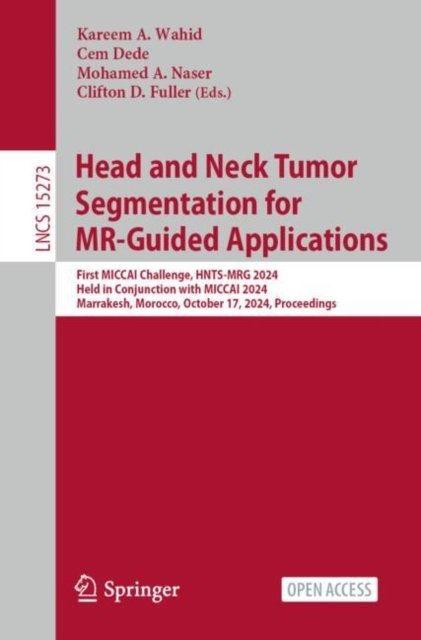 Head and Neck Tumor Segmentation for Mr-guided Applications