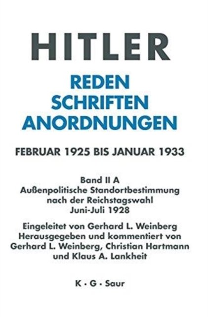 Außenpolitische Standortbestimmung Nach Der Reichstagswahl Juni - Juli 1928