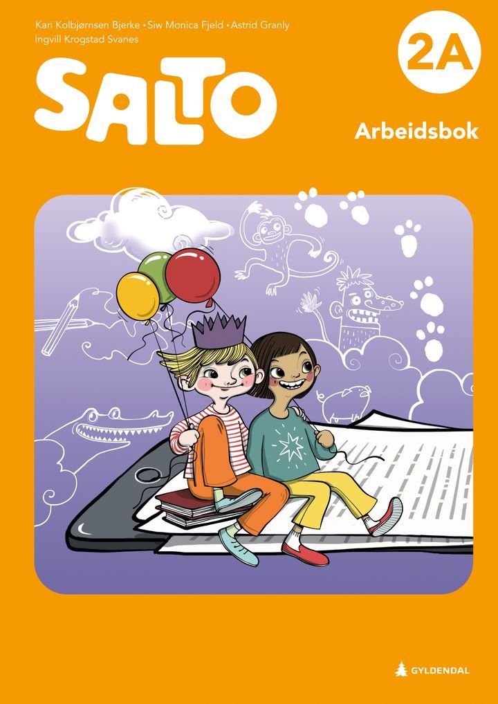 Salto 2A, 2. utg. - Arbeidsbok : store og små bokstaver : norsk for barnetrinnet