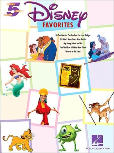 Disney Favorites - Five-Finger Piano