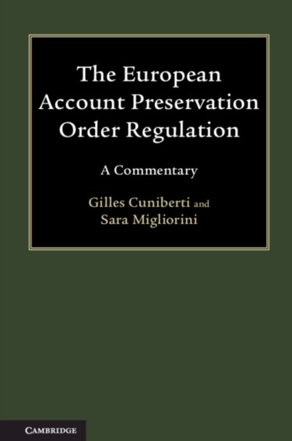 The European Account Preservation Order Regulation