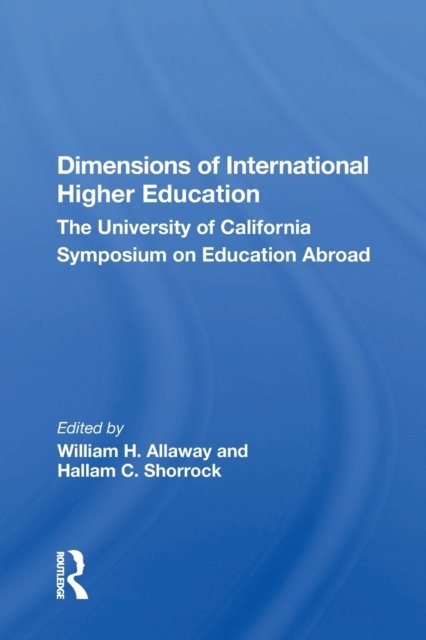 Dimensions Of International Higher Education