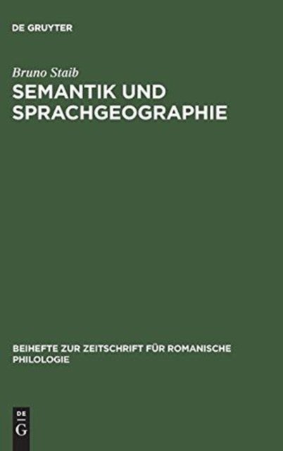 Semantik und Sprachgeographie