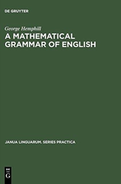 mathematical grammar of English