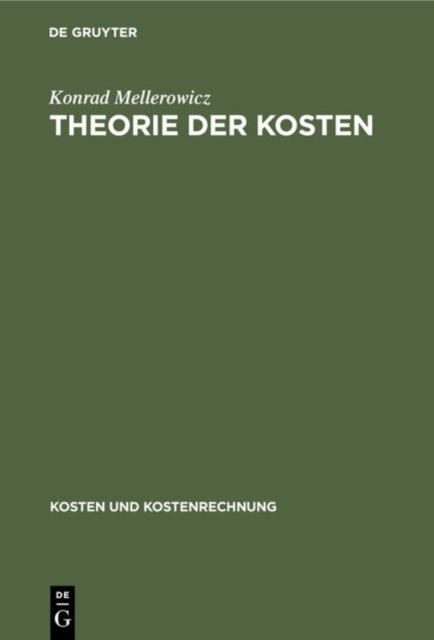 Theorie Der Kosten