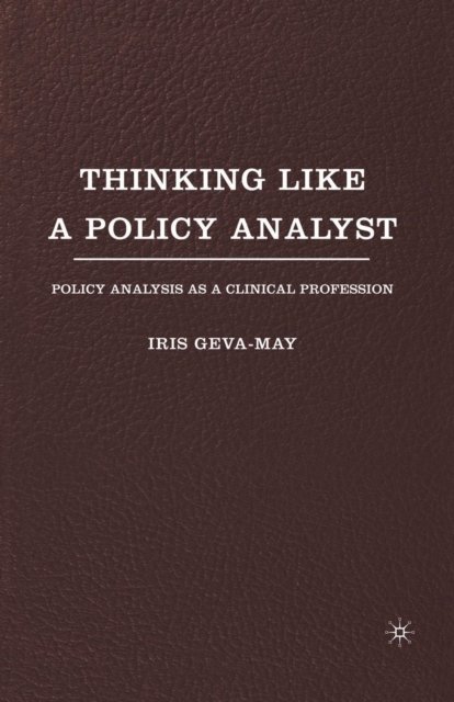 Thinking Like a Policy Analyst