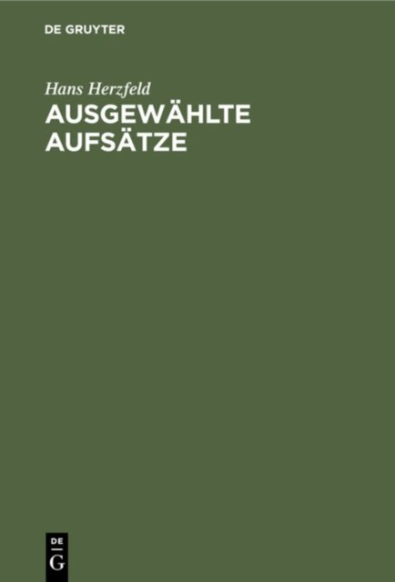 Ausgewahlte Aufsatze