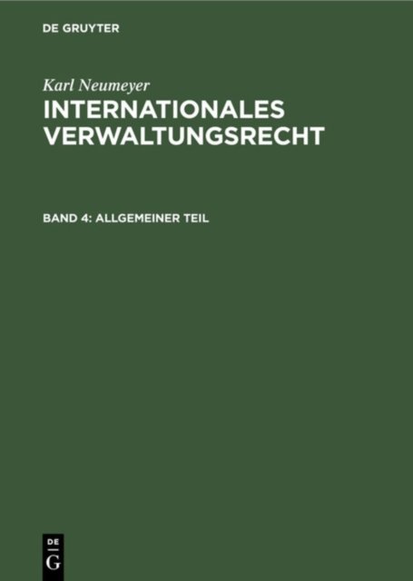 Allgemeiner Teil