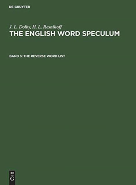The Reverse Word List