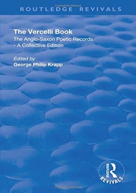 Revival: The Vercelli Book (1932)