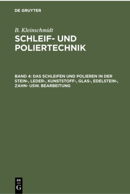 Schleifen und Polieren in der Stein-, Leder-, Kunststoff-, Glas-, Edelstein-, Zahn- usw. Bearbeitung