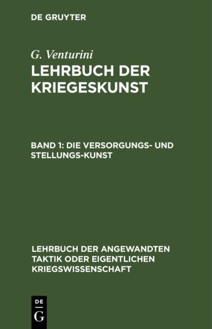 Die Versorgungs- Und Stellungs-Kunst