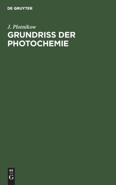 Grundriss der Photochemie