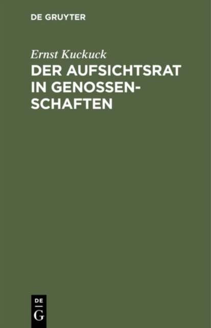 Der Aufsichtsrat in Genossenschaften