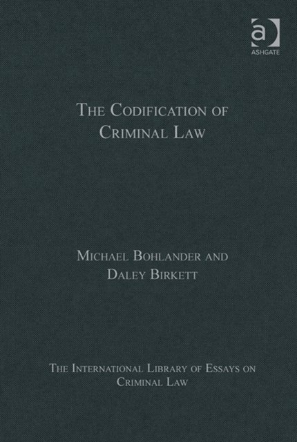 The Codification of Criminal Law