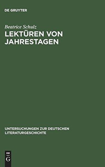 Lekturen Von Jahrestagen