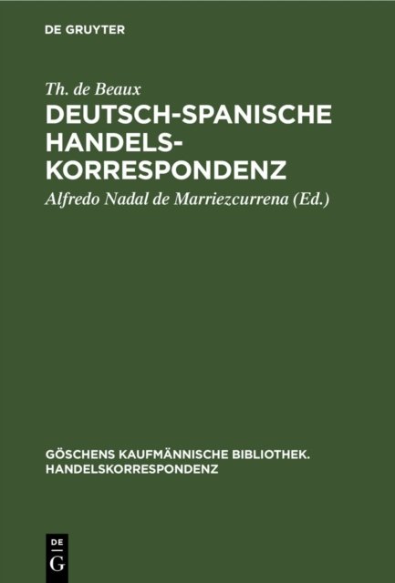 Deutsch-spanische Handelskorrespondenz
