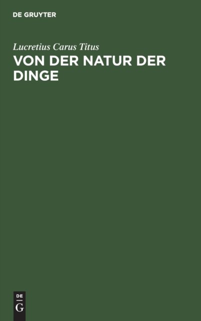 Von Der Natur Der Dinge