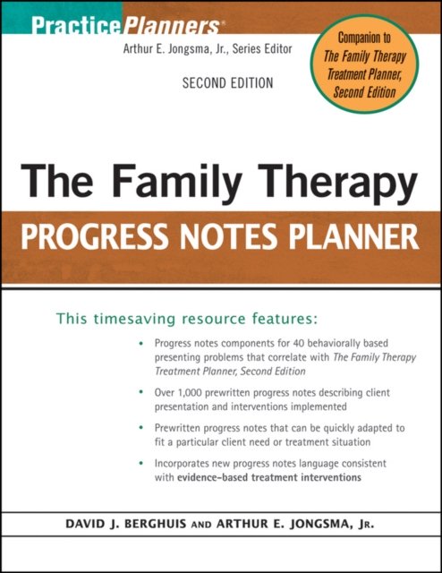 The Family Therapy Progress Notes Planner 2e