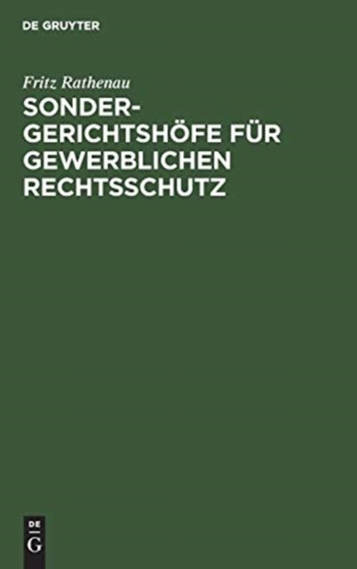 Sondergerichtshofe fur gewerblichen Rechtsschutz