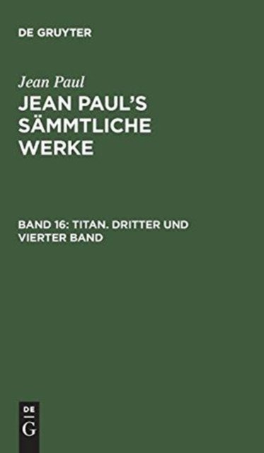 Titan. Dritter und vierter Band