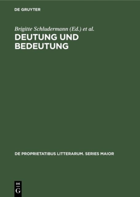 Deutung und Bedeutung