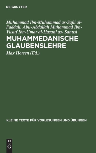 Muhammedanische Glaubenslehre