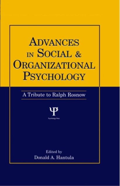 Advances in Social And Organizational Psychology