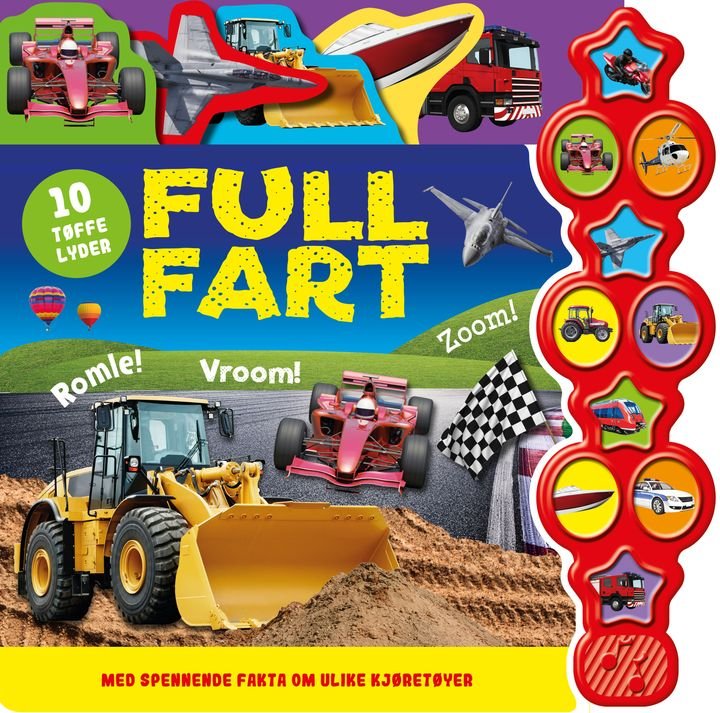 Full fart - med spennende fakta om ulike kjøretøyer