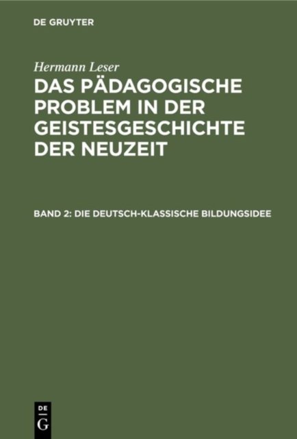 Die Deutsch-Klassische Bildungsidee