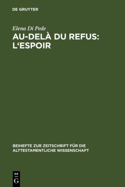 Au-dela du refus: l'espoir