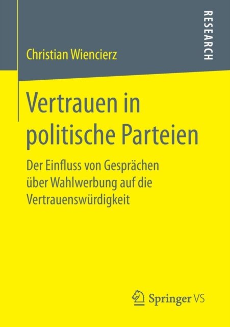 Vertrauen in politische Parteien