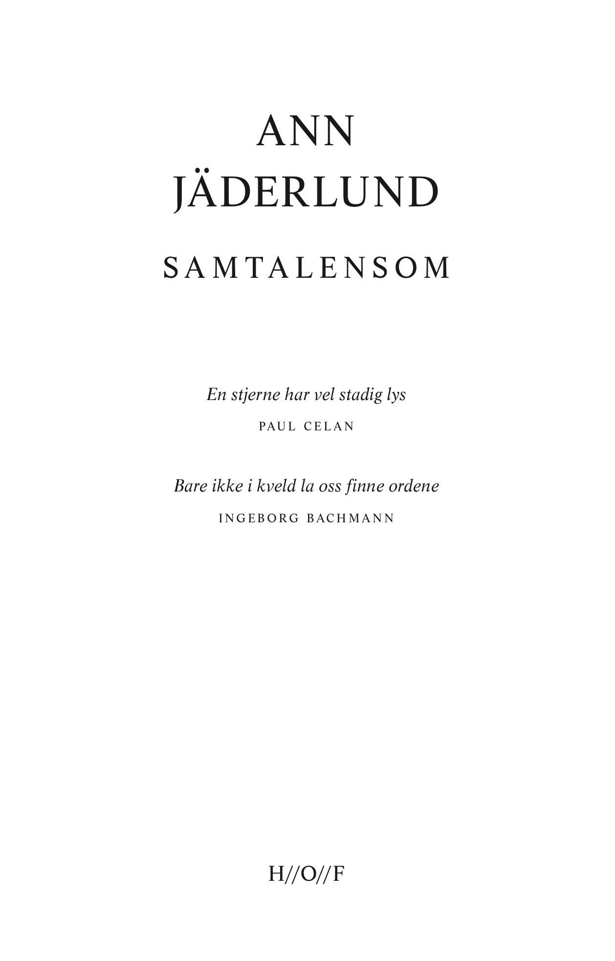 Samtalensom