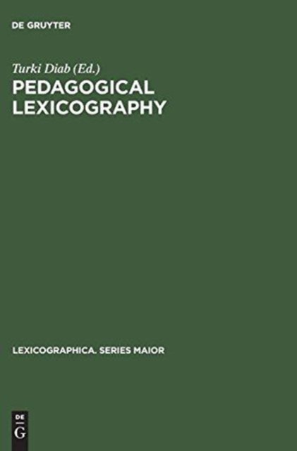 Pedagogical Lexicography
