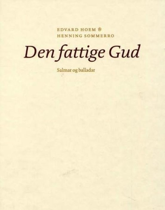 Den fattige Gud