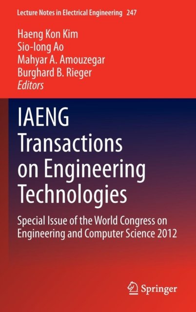 IAENG Transactions on Engineering Technologies