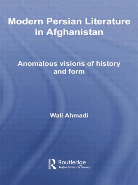 Modern Persian Literature in Afghanistan