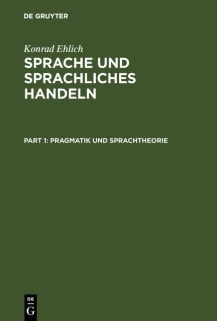 Sprache Und Sprachliches Handeln