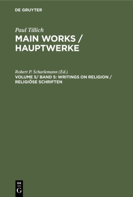 Writings on Religion / Religiose Schriften