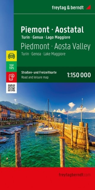 Piemont - Aosta Valley Road and Leisure Map