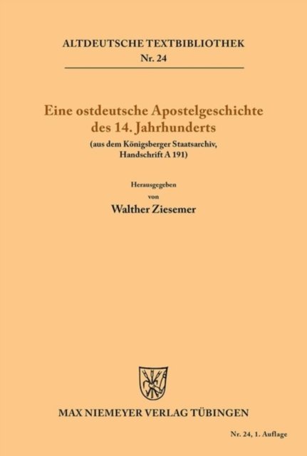 ostdeutsche Apostelgeschichte des 14. Jahrhunderts