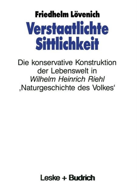 Verstaatlichte Sittlichkeit