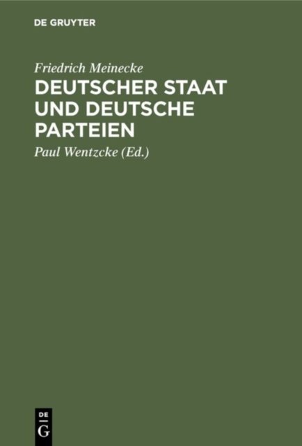 Deutscher Staat Und Deutsche Parteien