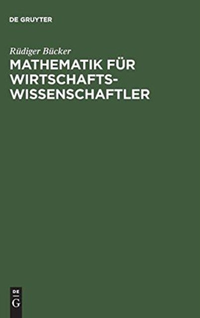 Mathematik für Wirtschaftswissenschaftler