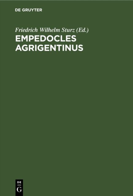 Empedocles Agrigentinus