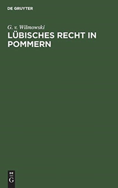 Lubisches Recht in Pommern