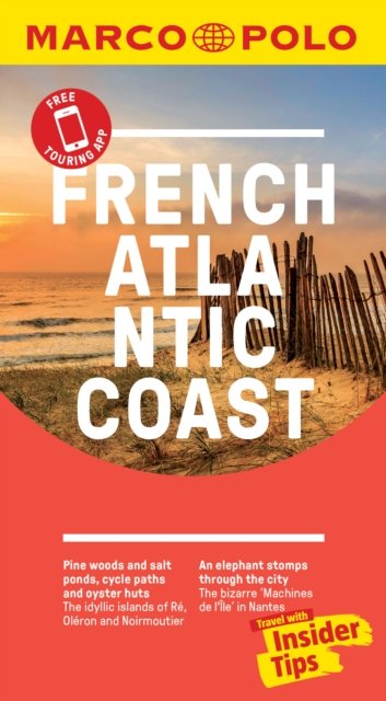 French Atlantic Coast Marco Polo Pocket Travel Guide - with pull out map