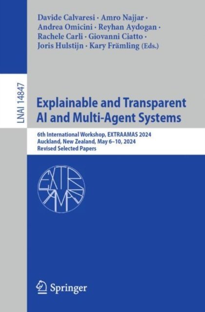 Explainable and Transparent Ai and Multi-agent Systems